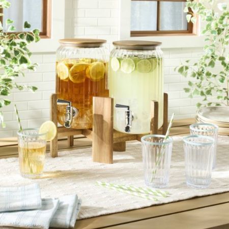 Double Beverage Dispenser with Stand 

#LTKHome #LTKStyleTip #LTKFamily