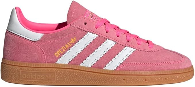 adidas Womens Handball Spezial Lace Up Sneakers Shoes Casual - Pink | Amazon (US)