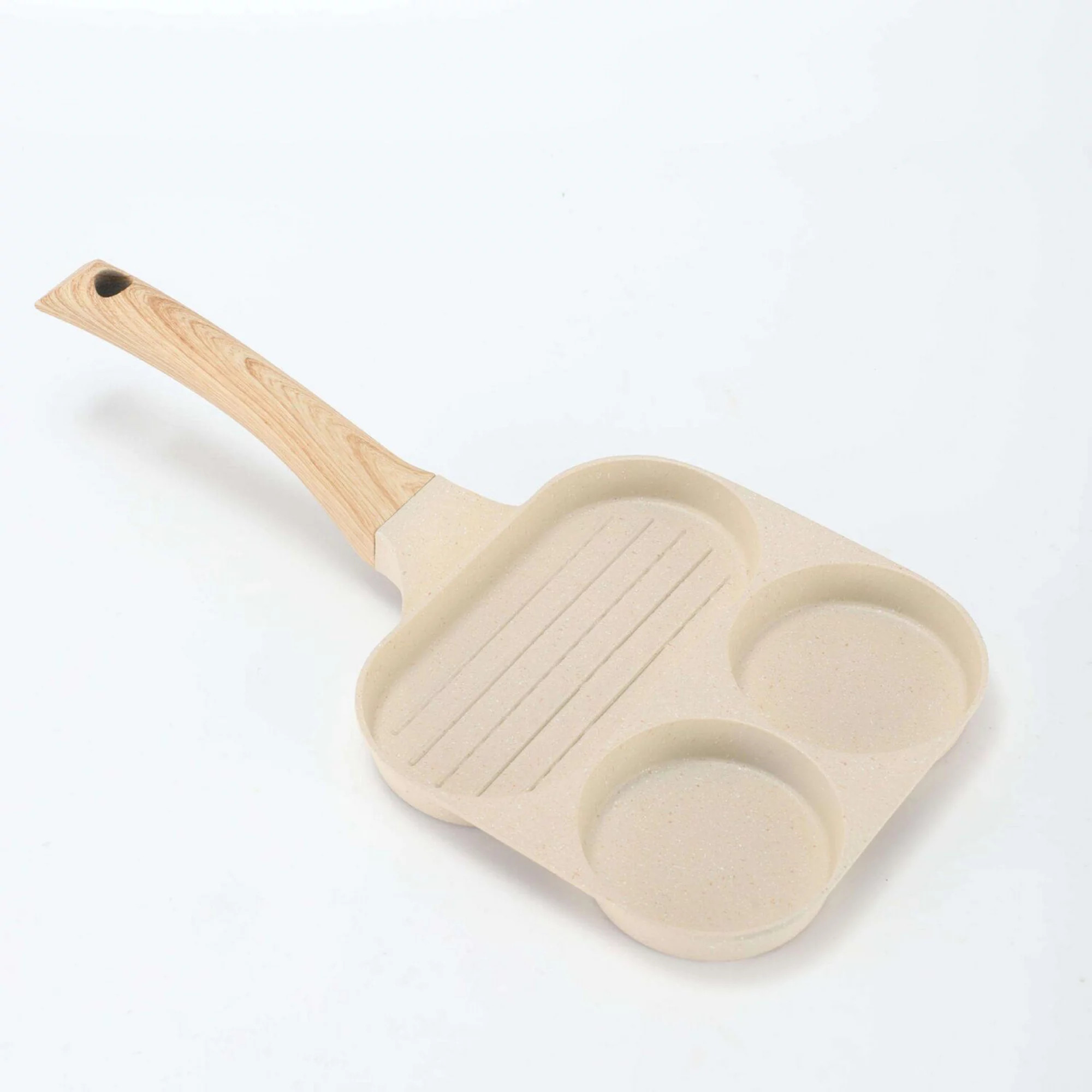 Three-Hole Nonstick Egg & Sausage Frying Pan | Kohl's