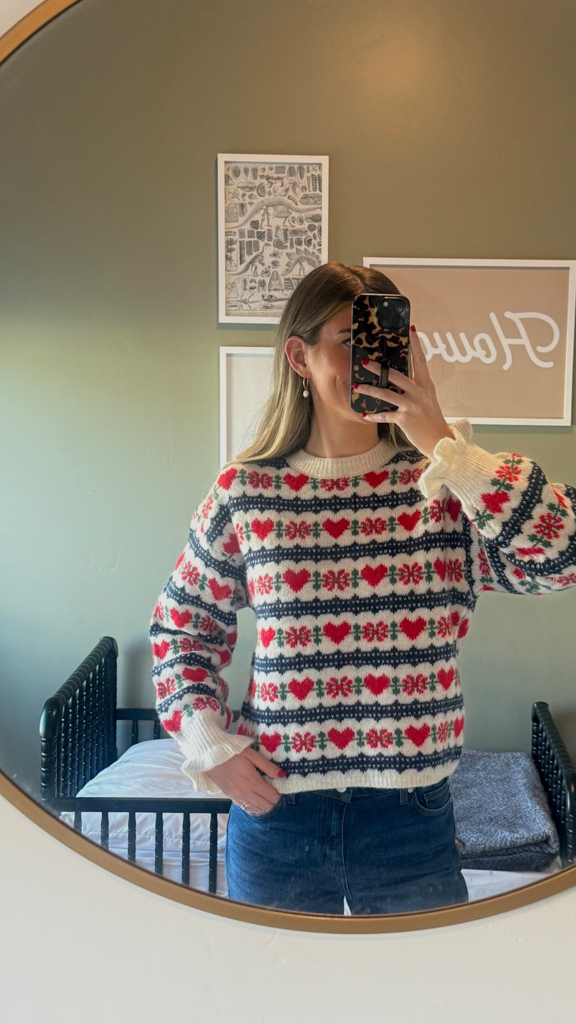 Cutest sweater EVER! Perfect for Christmas or Valentine’s Day ❤️

Runs true to size, I sized up one like I do in all my sweaters! Wearing size M and I’m 5’9” 🫶🏻

#LTKHoliday #LTKFindsUnder50 #LTKootd