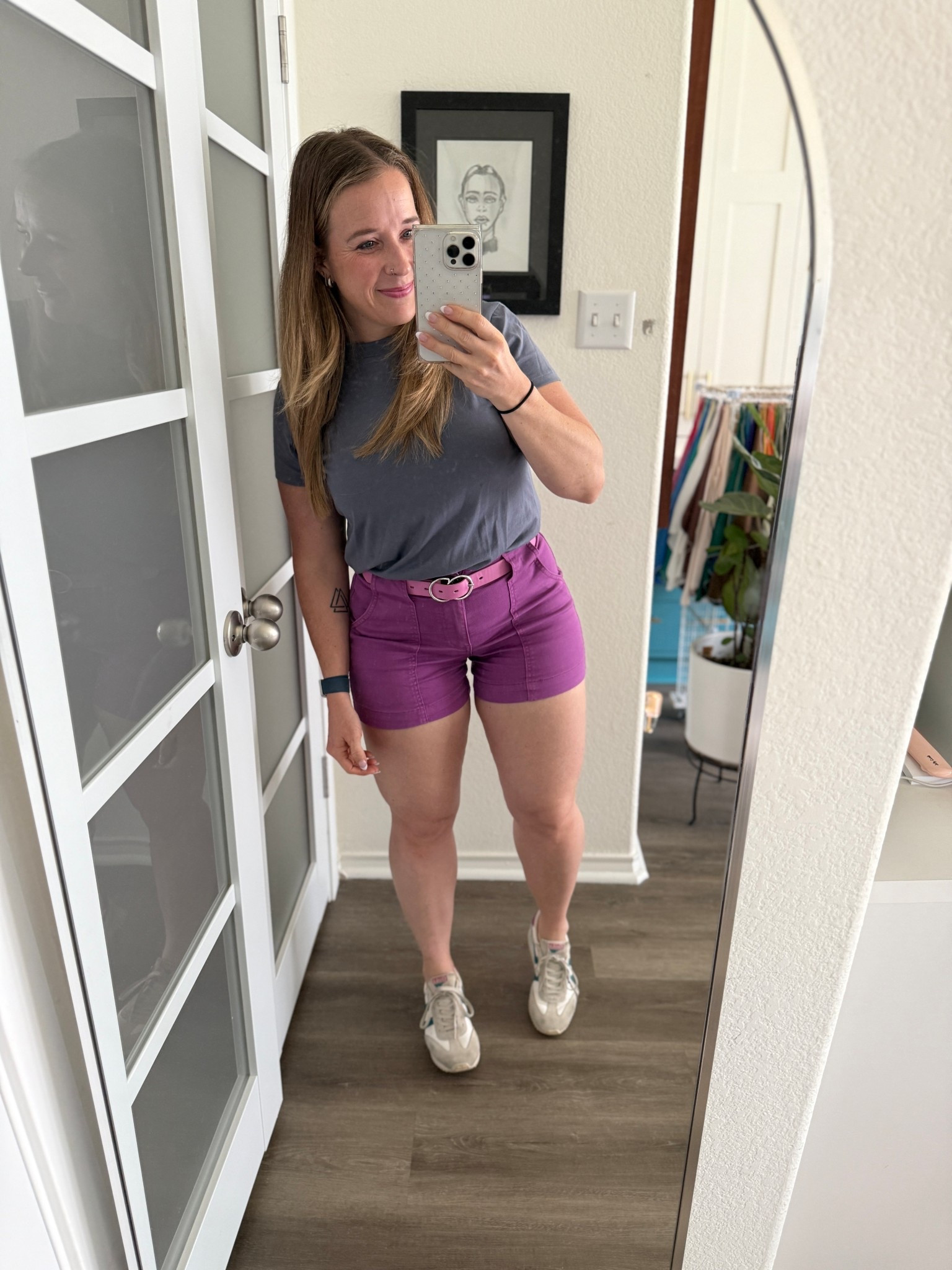 Color harmony + clean lines for the win 🙌🏼
This cool blue-grey tee pairs perfectly with these amethyst shorts—such a fun Summer combo! I especially love the finished hem on this pair. I have a similar pair with a raw hem (also linked in similar items), but I don’t find myself reaching for those nearly as often. Something about this crisp edge just feels a little more polished and put together 💜👕

💫 Linked this look + a few similar styles on my for anyone looking to add some color to their summer wardrobe!

#AmethystShorts #CoolSummerStyle #LTKFinds #SummerColors #ColorAnalysisStyle #houseofcolour #hoc #houseofcolourpflugerville #houseofcolourusa #coloranalysis #houseofcolouraustin 

Theory
Kut from the Kloth

#LTKFindsUnder100 #LTKSeasonal #LTKStyleTip