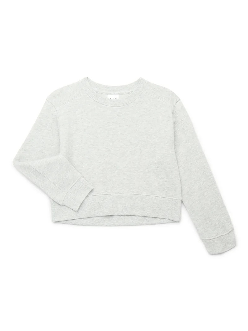 Athletic Works Little and Big Girls Fleece Sweatshirt, Sizes 4-18 & Plus | Walmart (US)