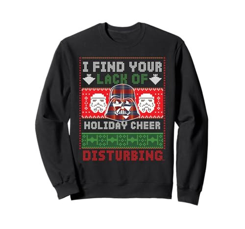 Star Wars Darth Vader Ugly Christmas Sweater Sweatshirt | Amazon (US)