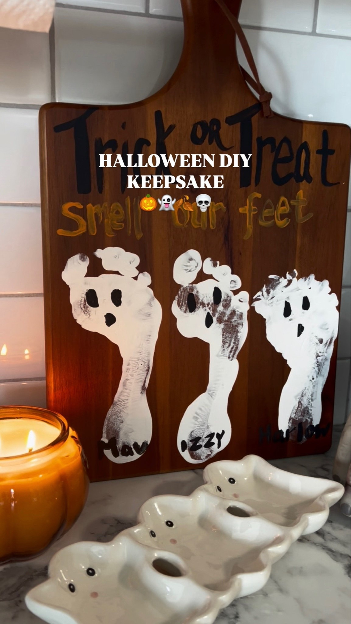 The cutest Halloween DIY keepsake 🎃👻

#LTKmomlife #LTKKids #LTKHome