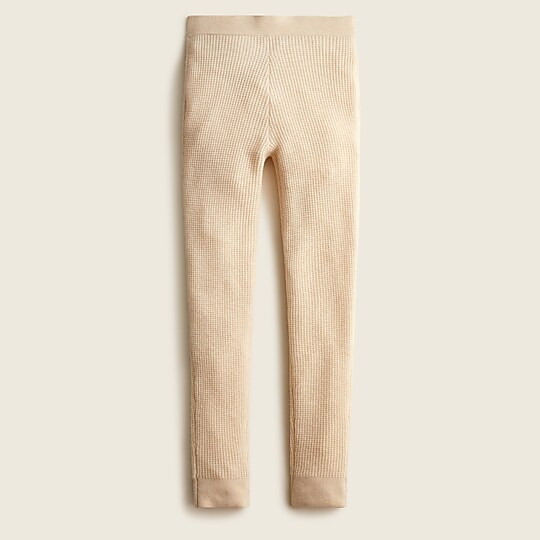 Featherweight cashmere waffle leggings | J. Crew US