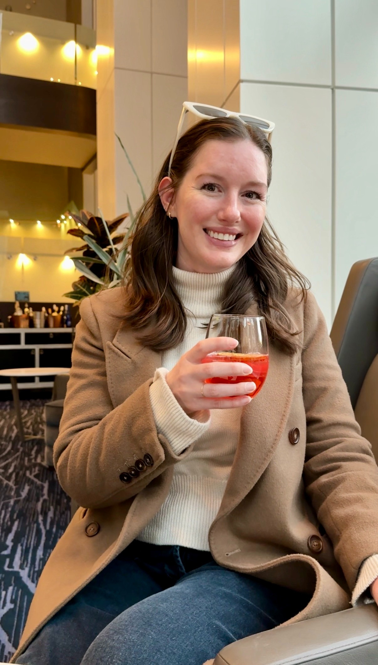 Winter spritz 🍊 

 #LTKdayinmylife #LTKootd #LTKTravel