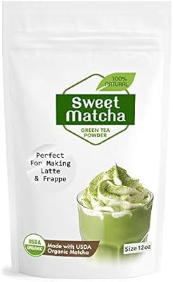 Sweet Matcha Green Tea Powder Mix- Made with 100% Organic Matcha - Perfect for Making Green Tea L... | Amazon (US)