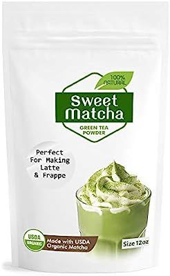 Sweet Matcha Green Tea Powder Mix- Made with 100% Organic Matcha - Perfect for Making Green Tea L... | Amazon (US)