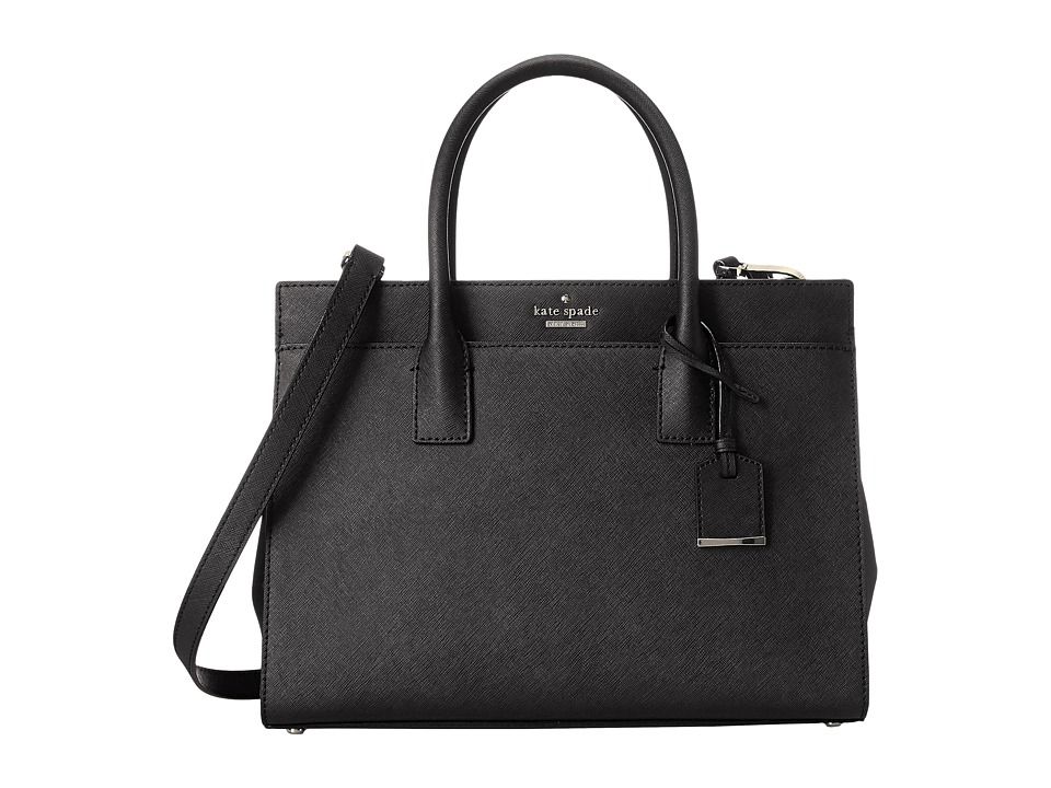 Kate Spade New York - Cameron Street Candace (Black) Satchel Handbags | Zappos