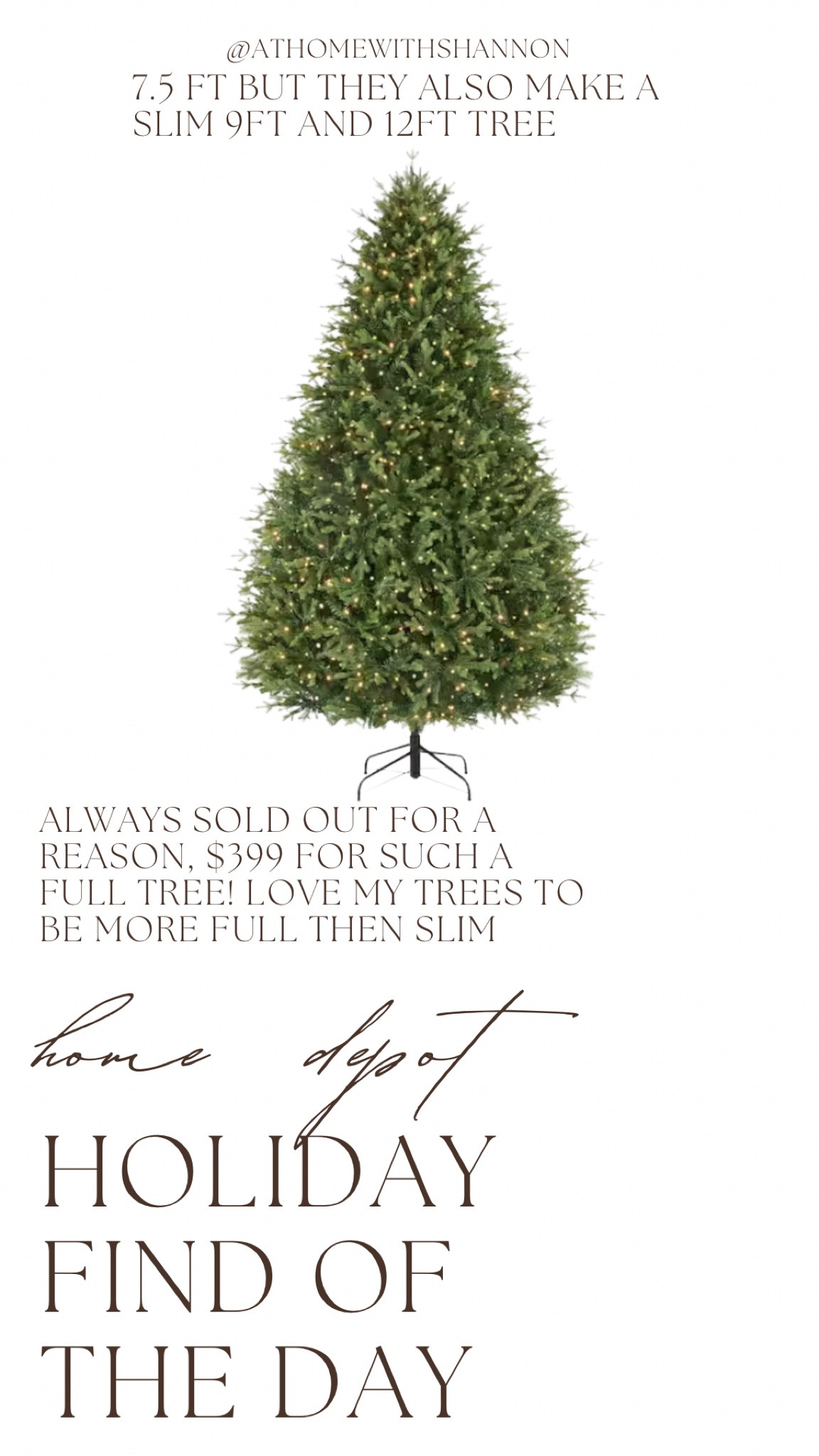 I got this viral Home Depot Christmas tree last year and love it!! 
#holiday #home #find 

#LTKSeasonal #LTKHoliday #LTKHome