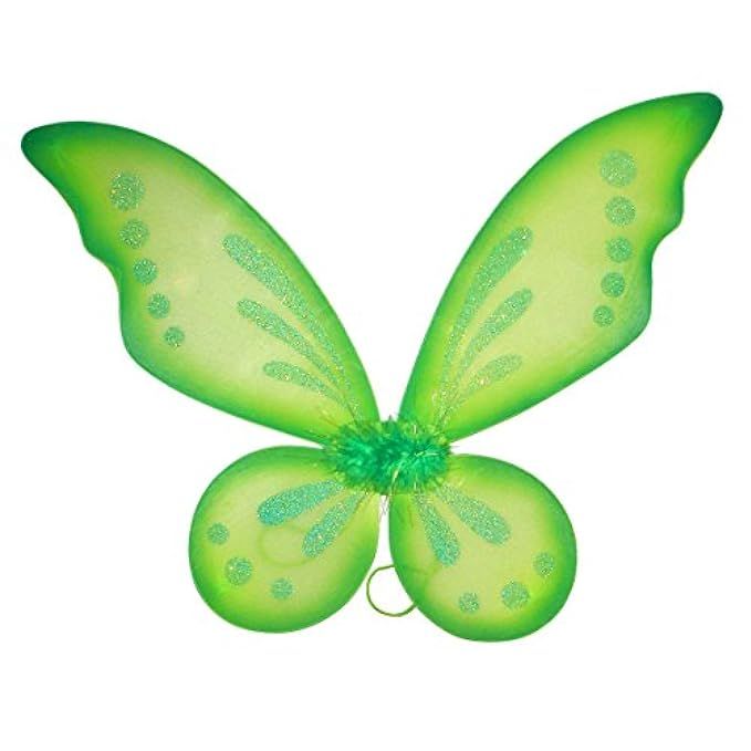 Cutie Collection Sparkling Glitter Fairy Pixie Tinkerbell Style Wings | Amazon (US)