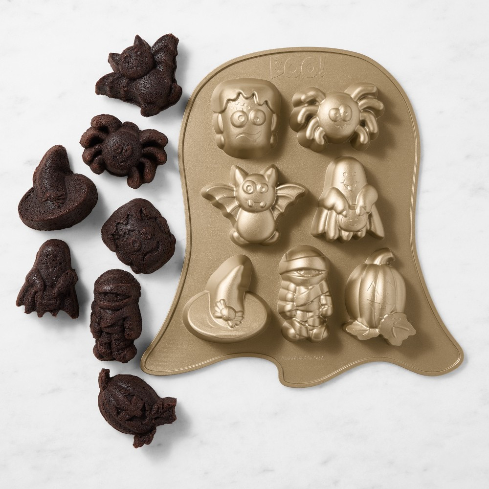 Williams Sonoma Nonstick Cast Aluminim Halloween Cakelet Pan | Williams-Sonoma