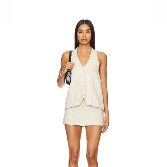 Lioness Tan Linen Skirt Set | Poshmark