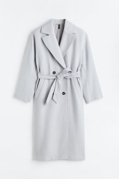 Mantel mit Bindegürtel | H&M (DE, AT, CH, NL, FI)
