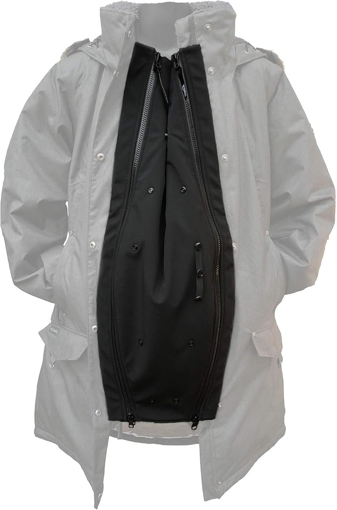 Universal Jacket Extender for Maternity and Babywearing, fits MOST zips, black, one-size | Amazon (US)