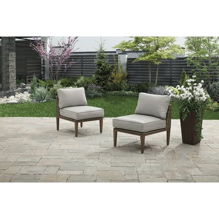 Better Homes and Gardens Davenport 2 Piece Outdoor Chairs | Walmart (US)
