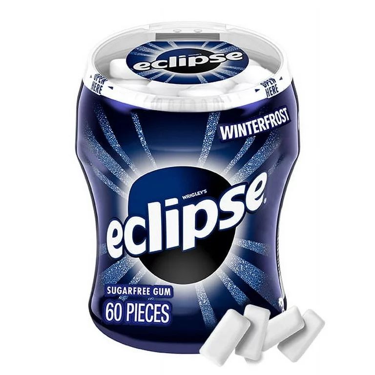 Eclipse Winterfrost Sugar Free Chewing Gum - 60 Ct Bottle | Walmart (US)