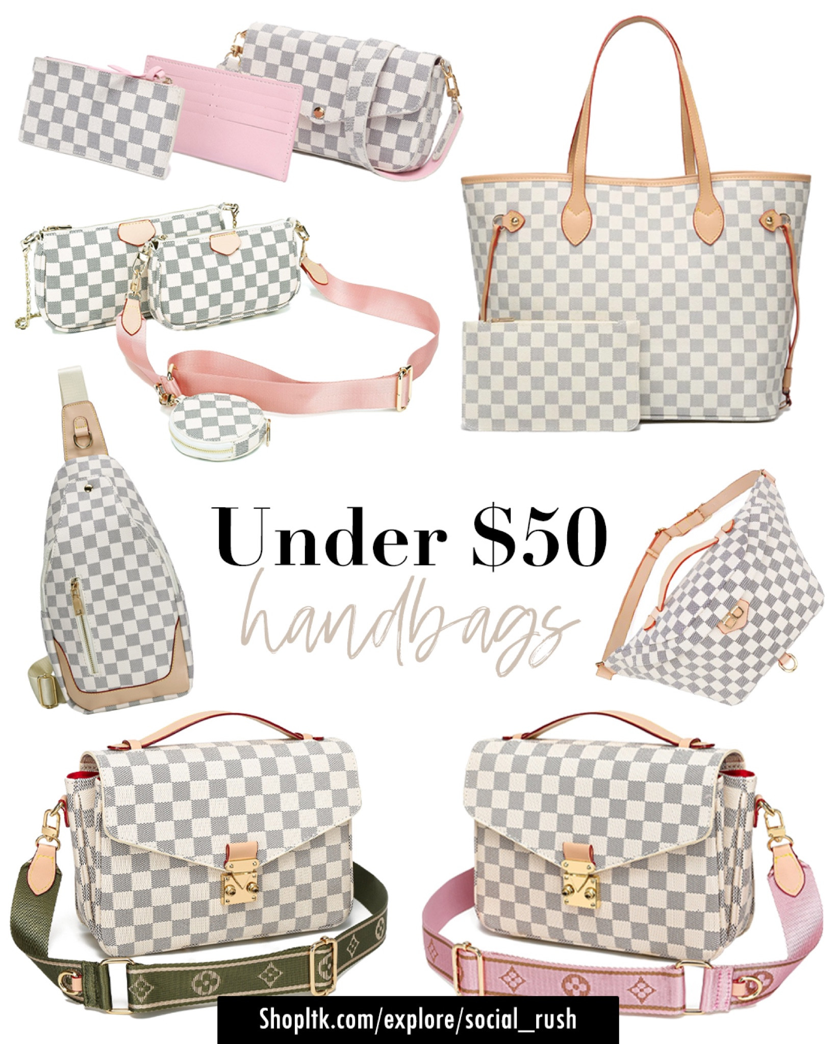 Designer Inspired Handbags, Designer Dupe Handbags, Handbags Under $50, Crossbody Bag, Shoulder Bag, Pochette Metis Dupe, Bum Bag, Multi Pochette Dupe, Felicie Pochette Dupe, Spring Handbags, Louis Vuitton Dupes

#LTKunder50 #LTKitbag #LTKstyletip
