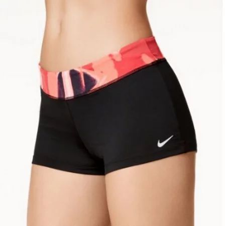 Nike Rule Beam Swim Shorts Womens Swimsuit Size Medium: M/Black/Coral | Walmart (US)