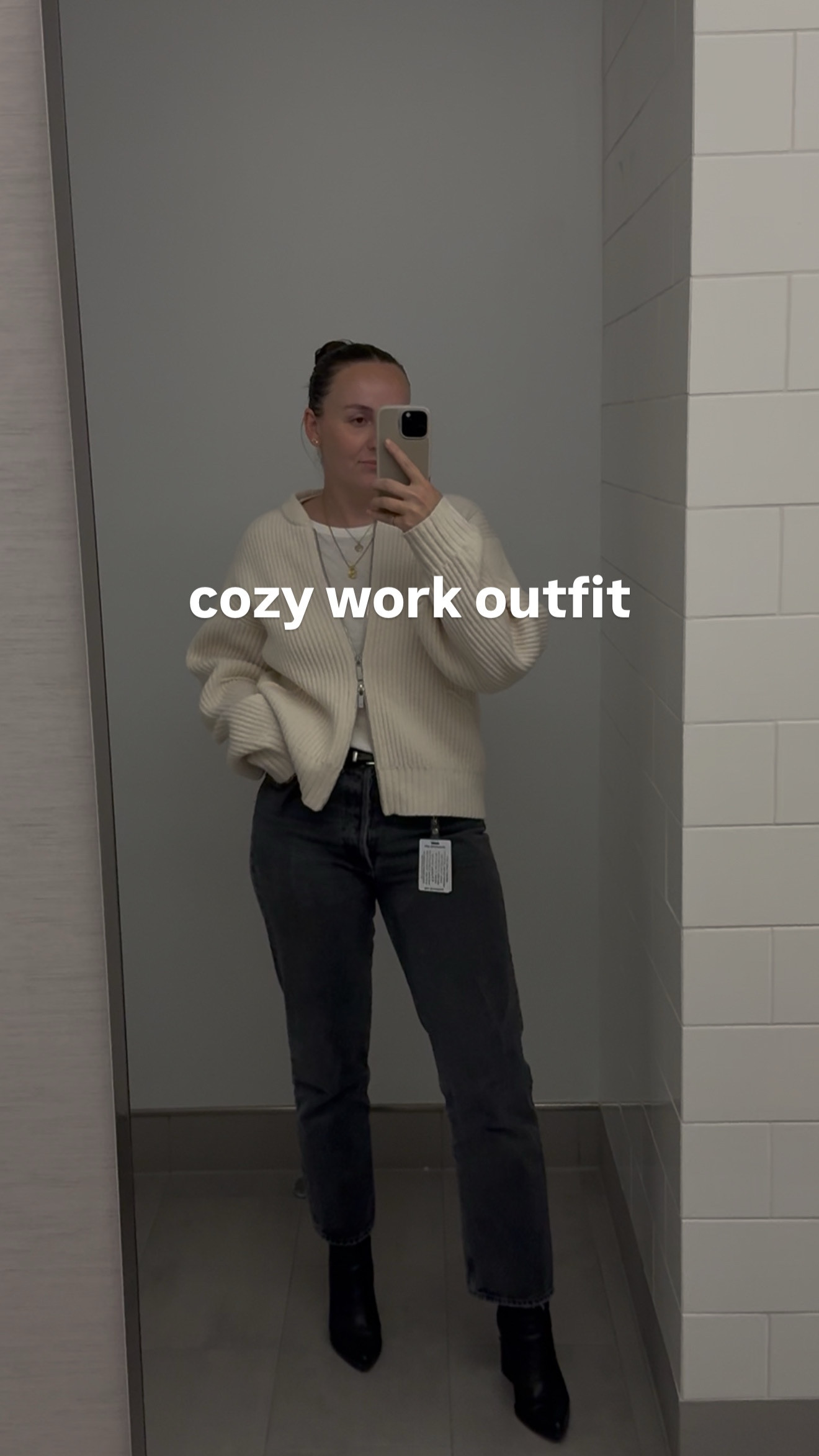 Cloudy cozy for Thursday in office ☁️ 

#LTKStyleTip #LTKWorkwear #LTKShoeCrush