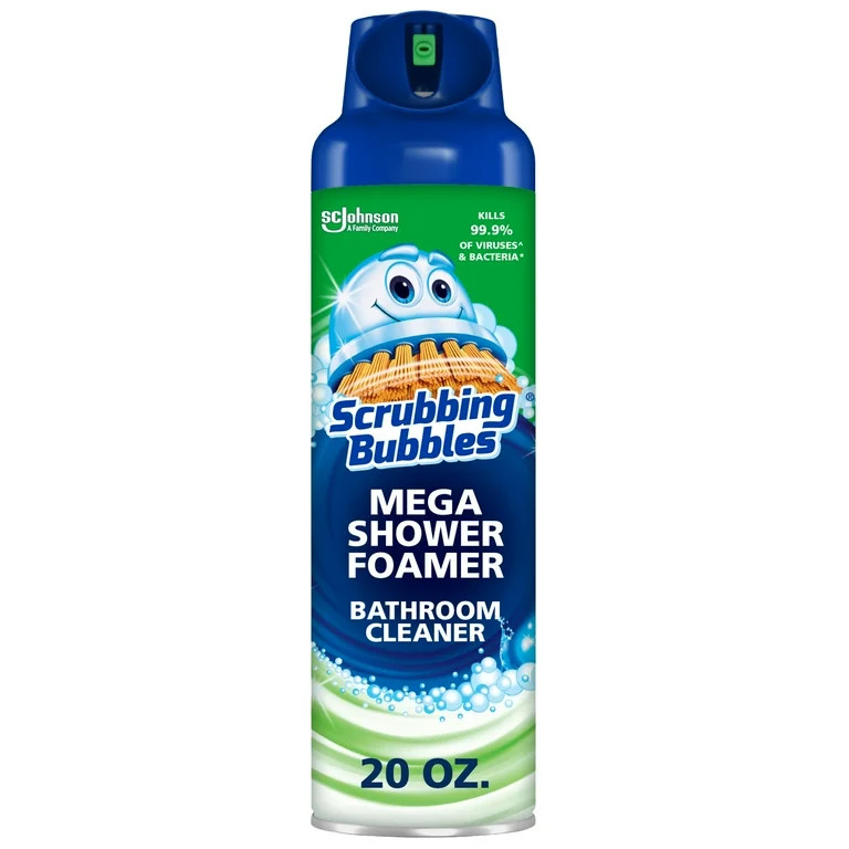 Scrubbing Bubbles Mega Shower Foamer Aerosol, Tough Foaming Bathroom, Tile, Bathtub and Disinfect... | Walmart (US)