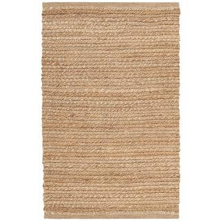 Natural Jute Natural doormat 2 ft. x 3 ft. Solid Contemporary Kitchen Area Rug | The Home Depot