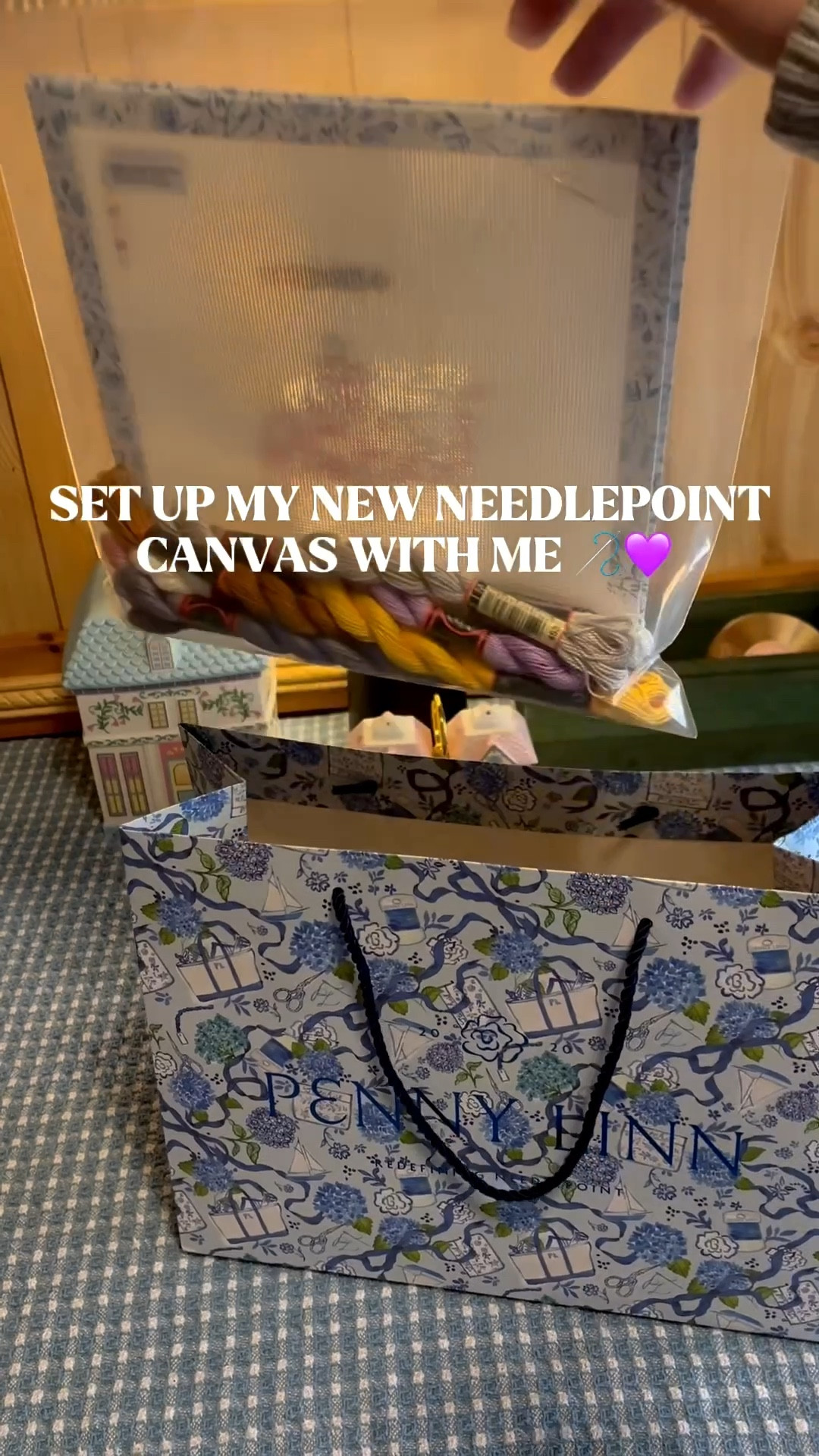 The needlepoint canvas and accessories are everything 💜

#LTKselfcare #LTKdayinmylife #LTKmomlife