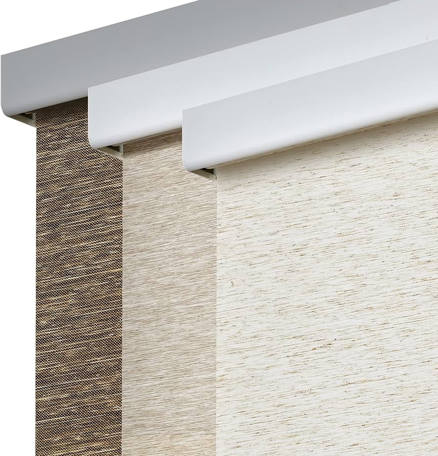 Persilux Free-Stop Cordless Roller Shades for Windows (Cream 22"W x 72"H) Natural Woven Fabric Li... | Amazon (US)