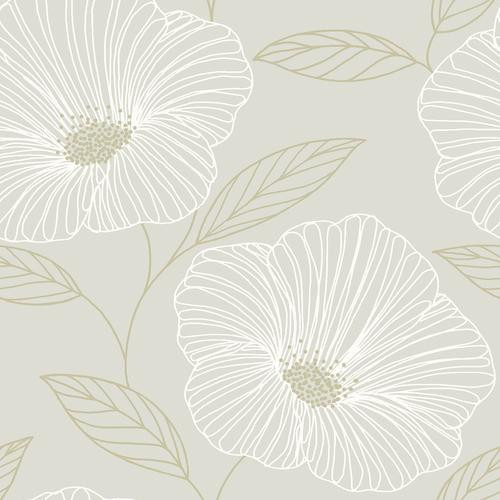 A-Street Prints Mythic Floral Dove Wallpaper | DecoratorsBest | DecoratorsBest