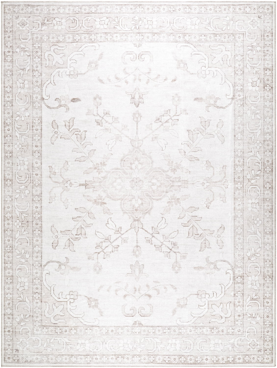 My Texas House Back to Campus Pearl 9' x 12' Washable Area Rug | Walmart (US)