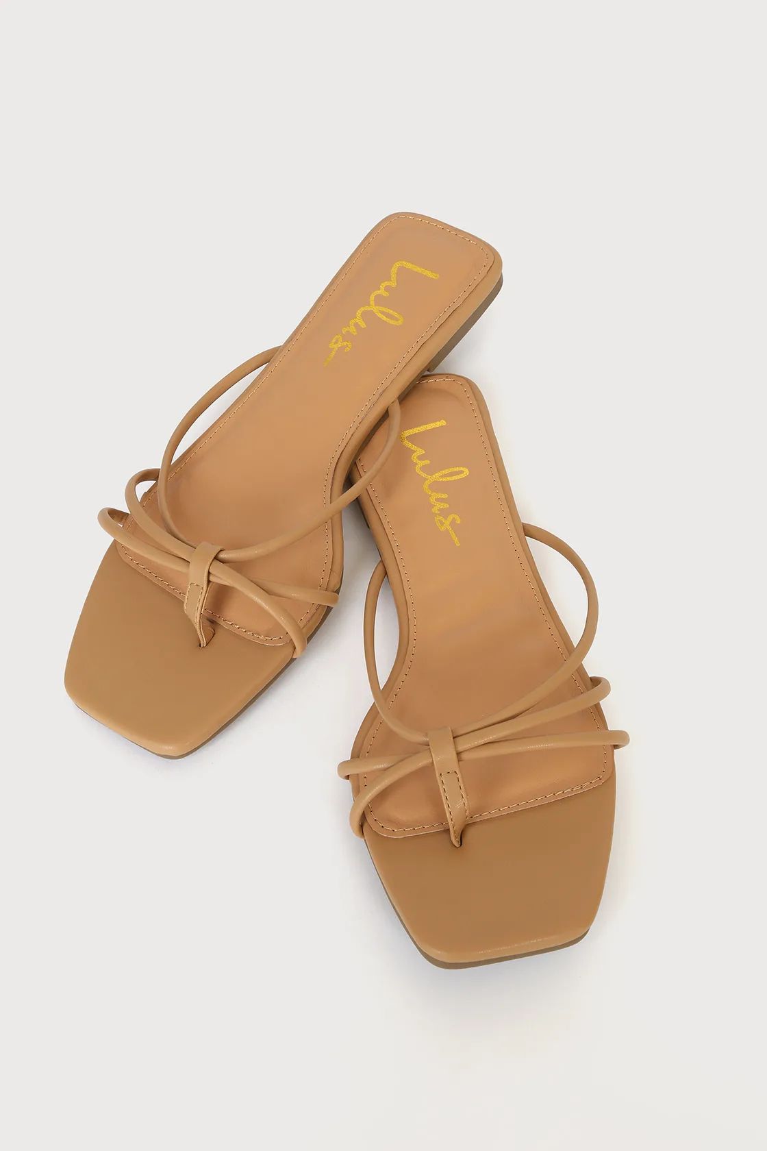 Akiko Medium Nude Flat Thong Sandals | Lulus (US)