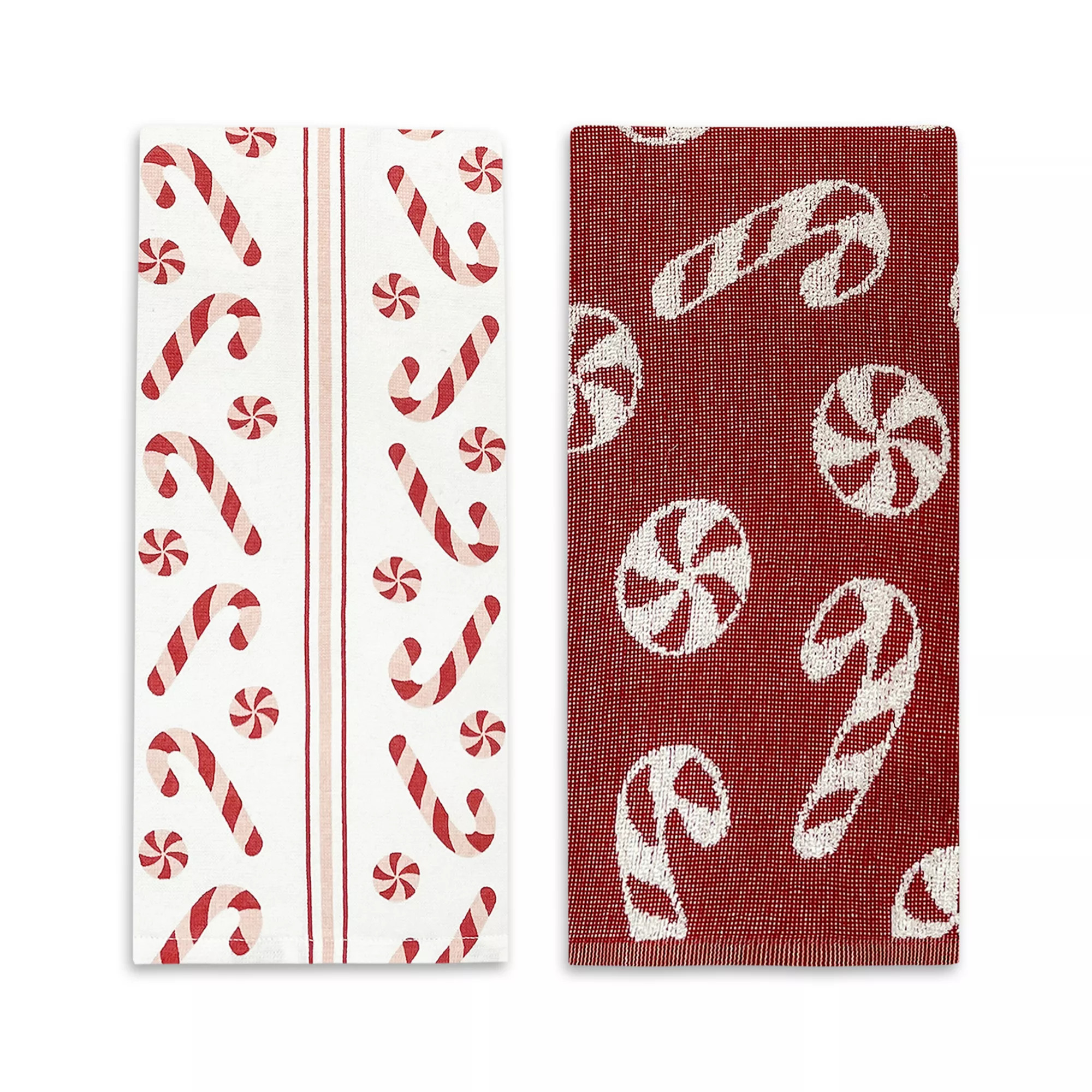 St. Nicholas Square® Peppermint Terry Loop Kitchen Towels 2-pk. | Kohl's
