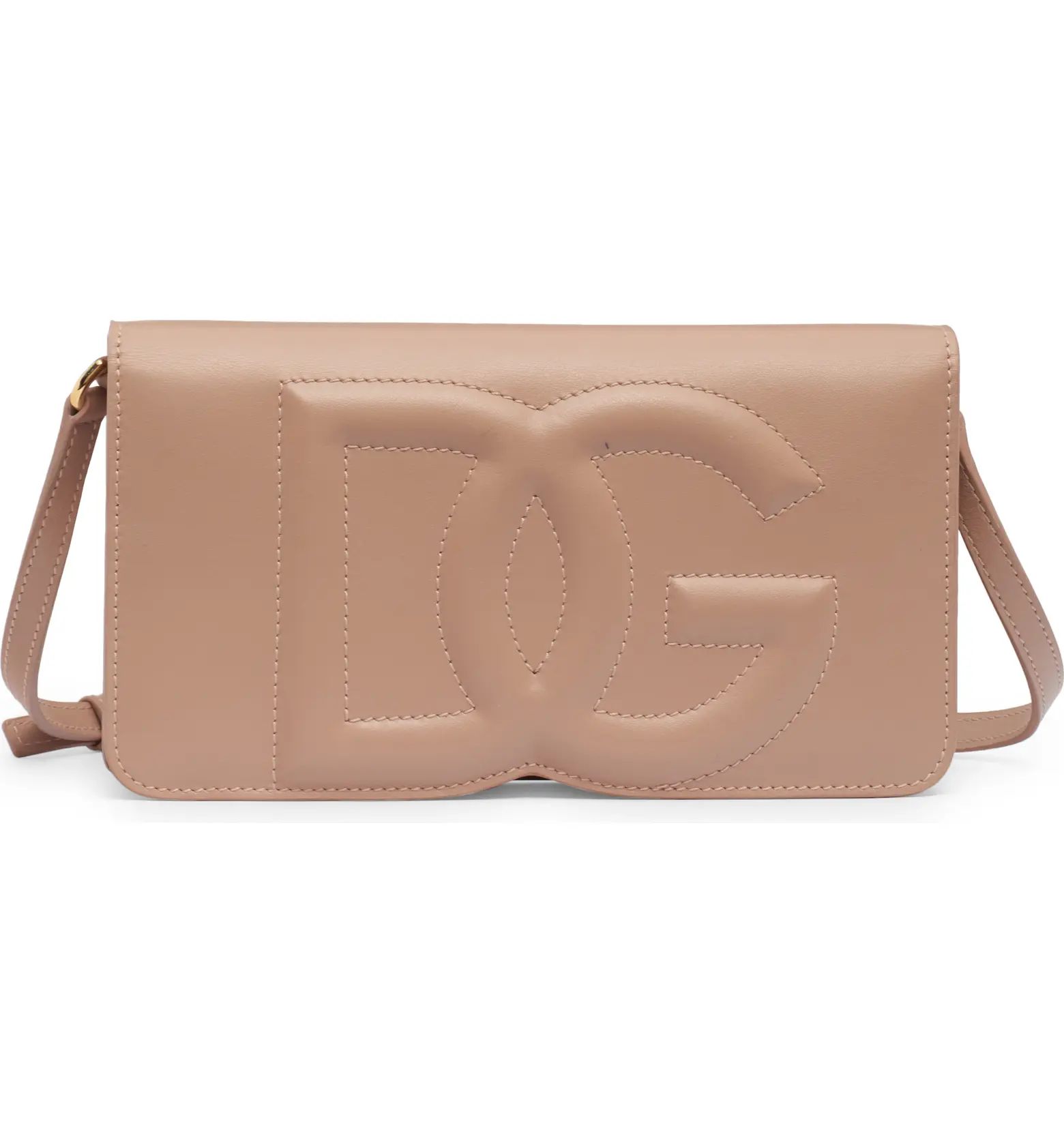 Dolce&Gabbana Mini DG Logo Leather Crossbody Bag | Nordstrom | Nordstrom
