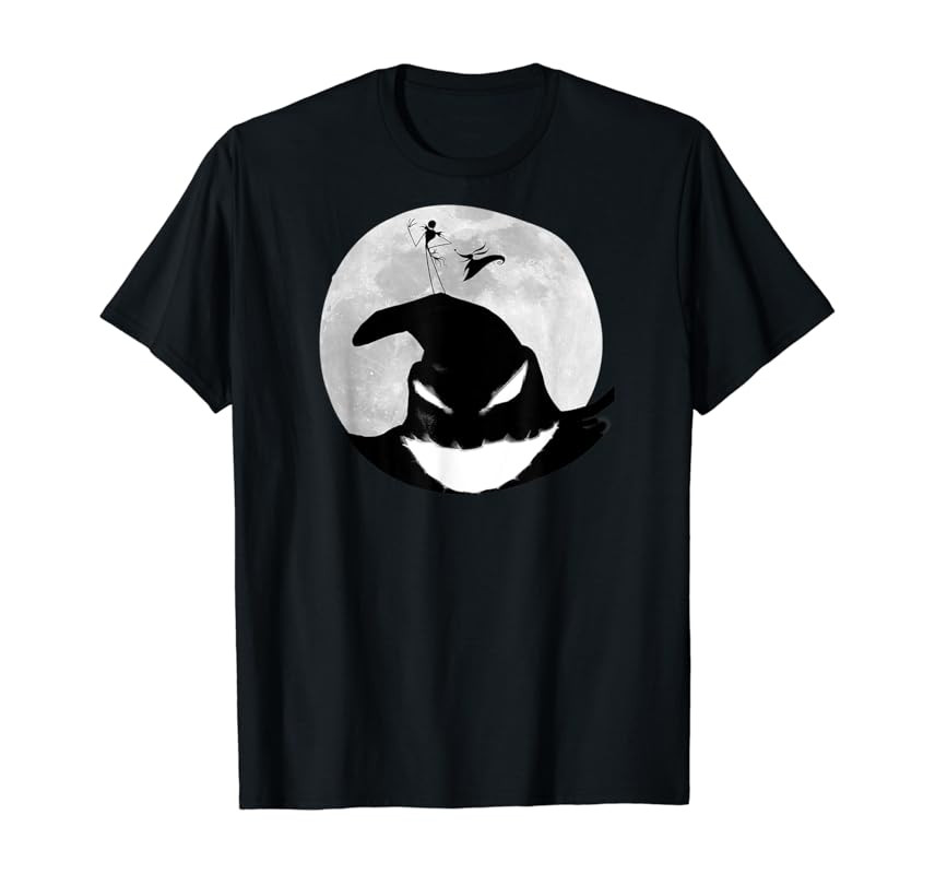 Disney Jack Skellington Oogie Boogie Moon T-Shirt | Amazon (US)