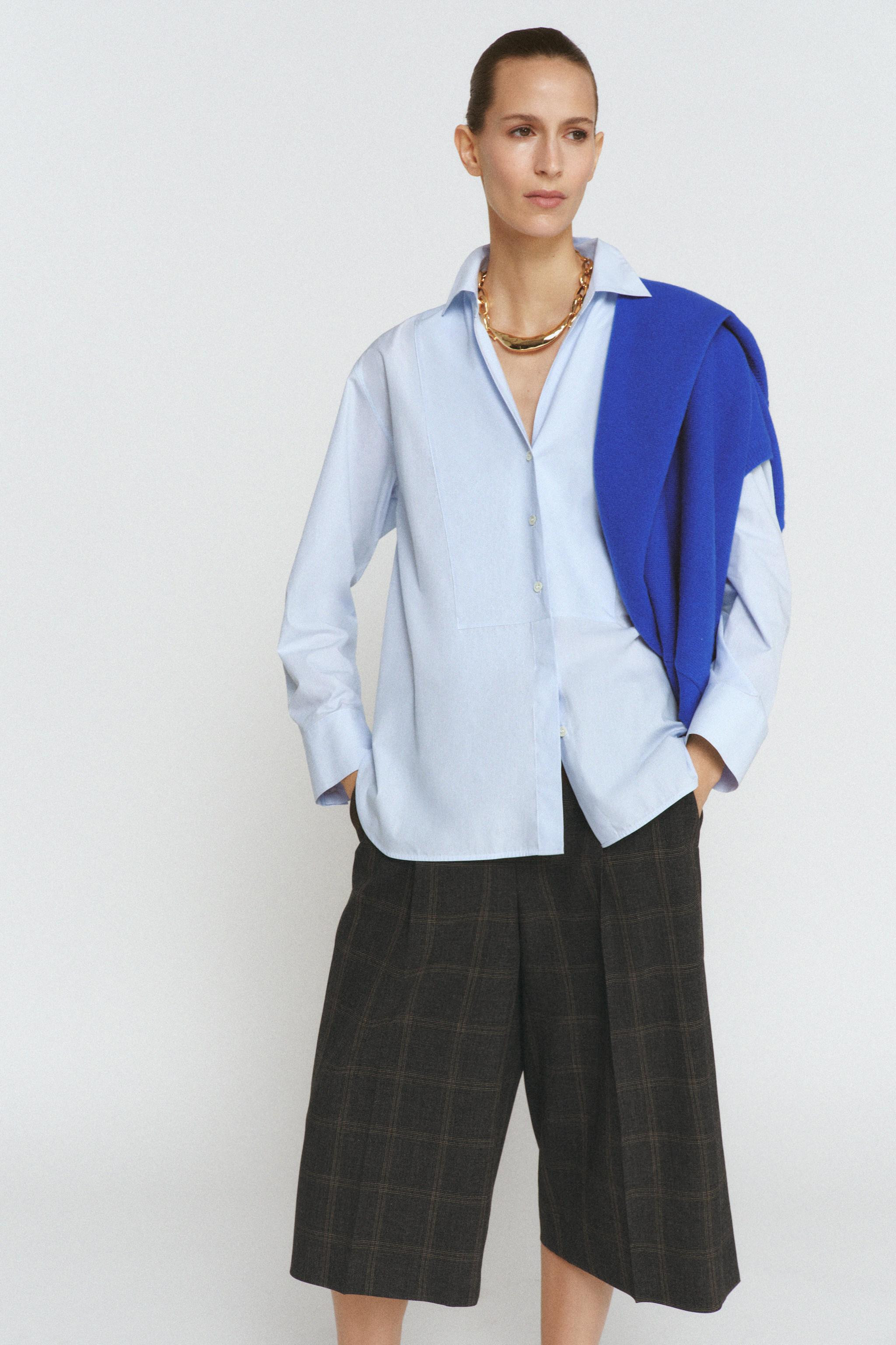 ZW COLLECTION POPLIN SHIRT | Zara US
