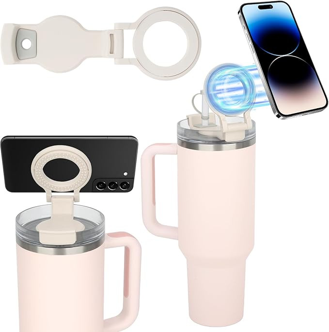 Magnetic Phone Holder for Stanley 40oz H2.0 Tumbler with Handle, Water Bottle Phone Holder Compat... | Amazon (US)