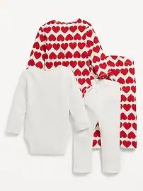 4-Piece Unisex Bodysuit and Leggings Set for Baby | Old Navy (CA)