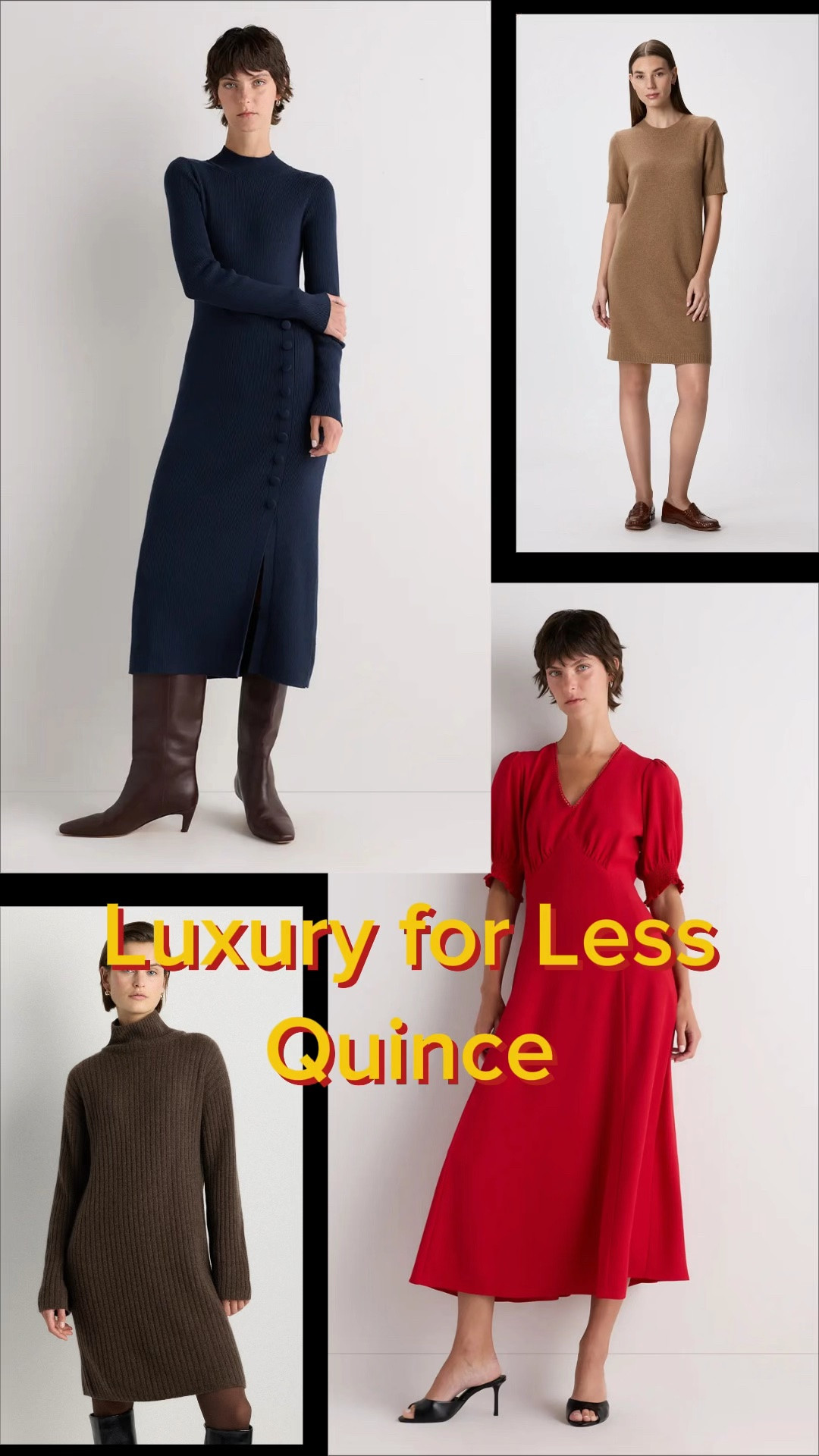Fall fashion just got a major upgrade without the luxury price tag. I’ve been living in these dresses from Quince lately—the quality feels incredible (we’re talking high-end materials for a fraction of the cost) and they are so easy to style for the season. Whether I’m pairing them with knee-high boots or a chunky cardigan, they’re the perfect base for my autumn wardrobe. Linking my favorites here so you can grab the look!  #FallStyle #LuxuryForLess #Fallweddingguestdress

#LTKOver40 #LTKWorkwear #LTKWedding