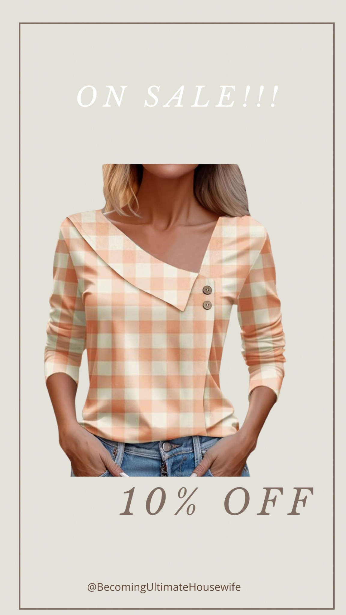 Look at this adorable top perfect for spring easily dress it up or dress in down. On sale now for 10% off.

#LTKSeasonal #LTKsalealert #LTKover40