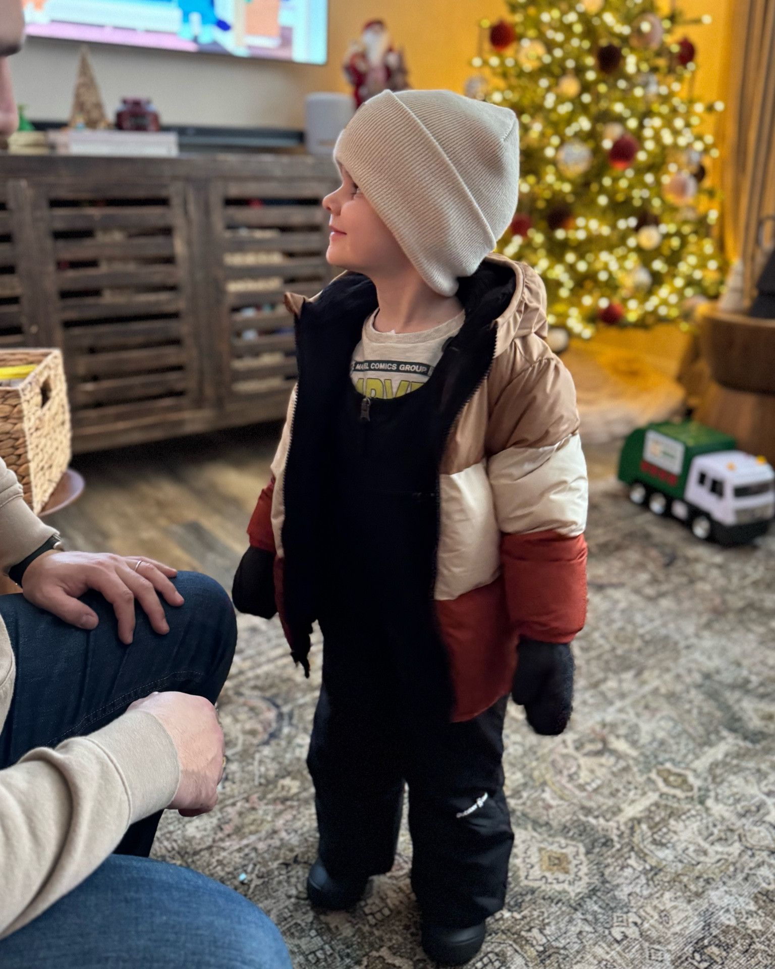 Oliver’s new snow gear! ❄️ kept him super warm in like 19 degree weather yesterday. Perfect toddler snow stuff! 

Walmart, dicks sporting goods, toddler snow gear, toddler winter jacket 

#LTKKids #LTKSeasonal #LTKHoliday