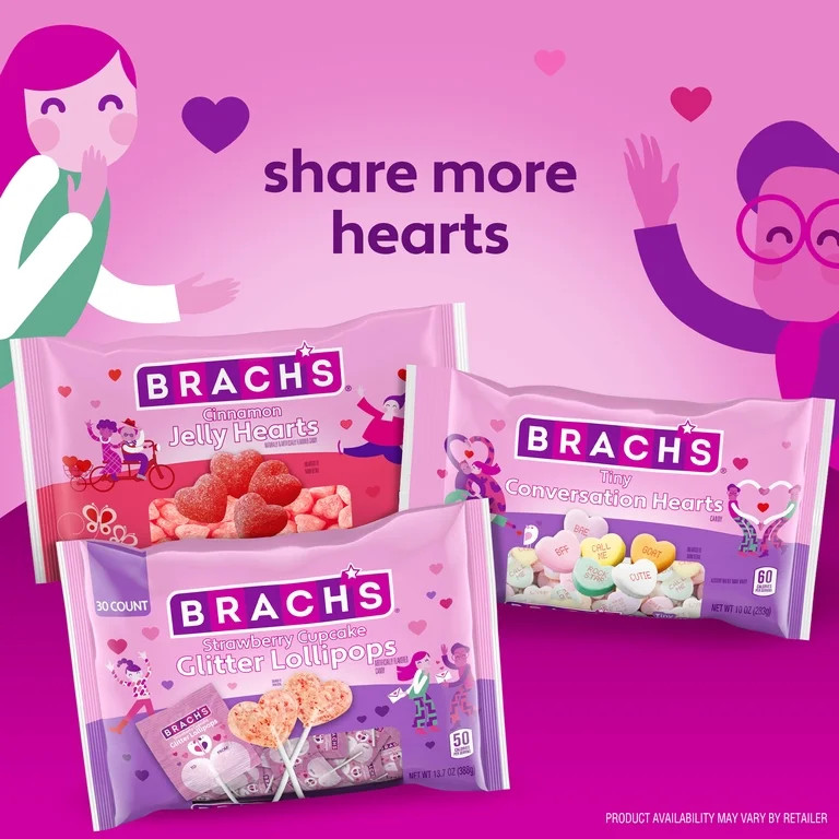 Brach's Large Conversation Hearts Candy 10oz | Walmart (US)