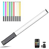 Hagibis RGB Photography Light Wand, Handheld LED Video Light 9 Colors, with Built-in Rechargable Battery and Remote Control, 1000 Lumens Adjustable 3200K-5600K | Amazon (US)