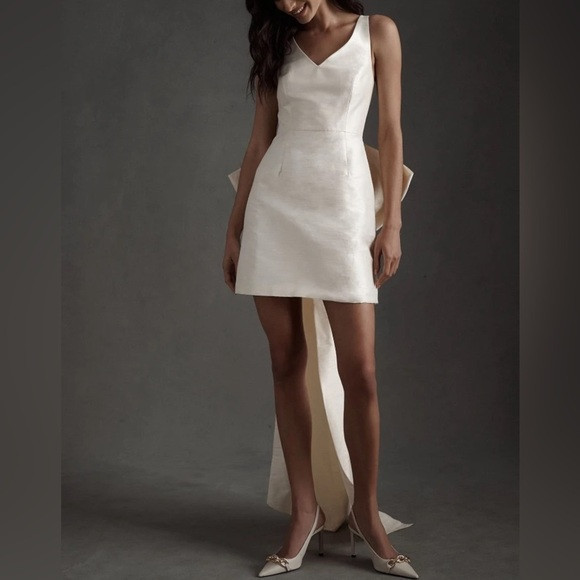 Sachin + Babi | Archie V-Neck Back-Bow Mini Dress | Poshmark