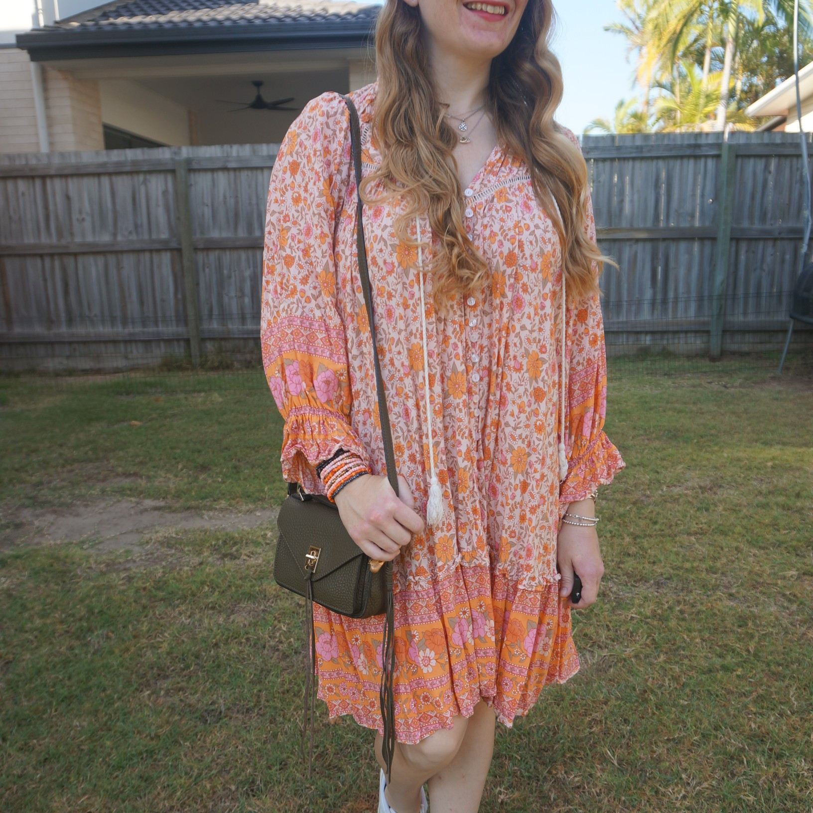 Jaase floral mini dress with Rebecca Minkoff micro Darren bag 🧡💚

#LTKspring #LTKbag #LTKdresses