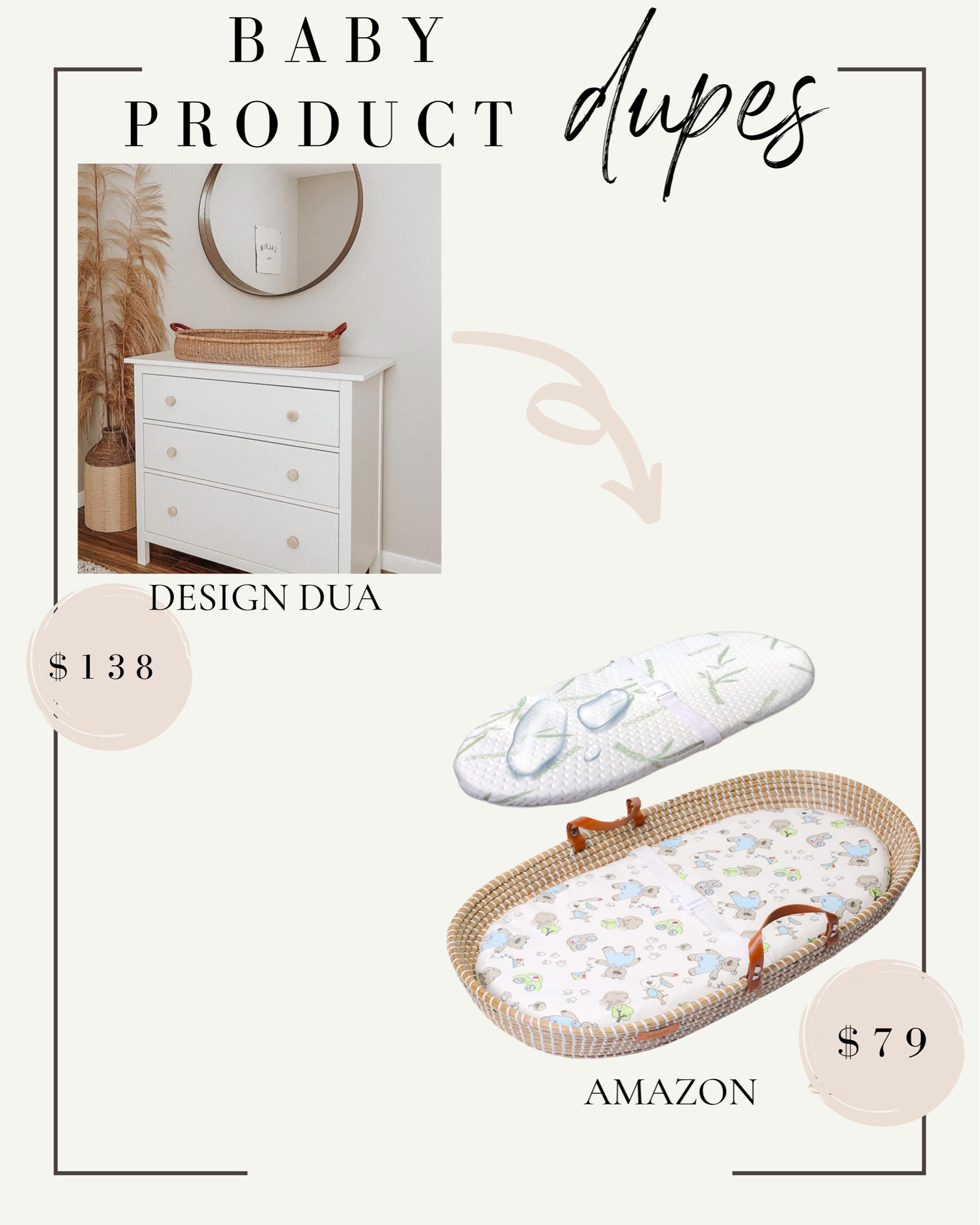 Changing basket #Amazon dupe!

#LTKkids #LTKbaby #LTKbump