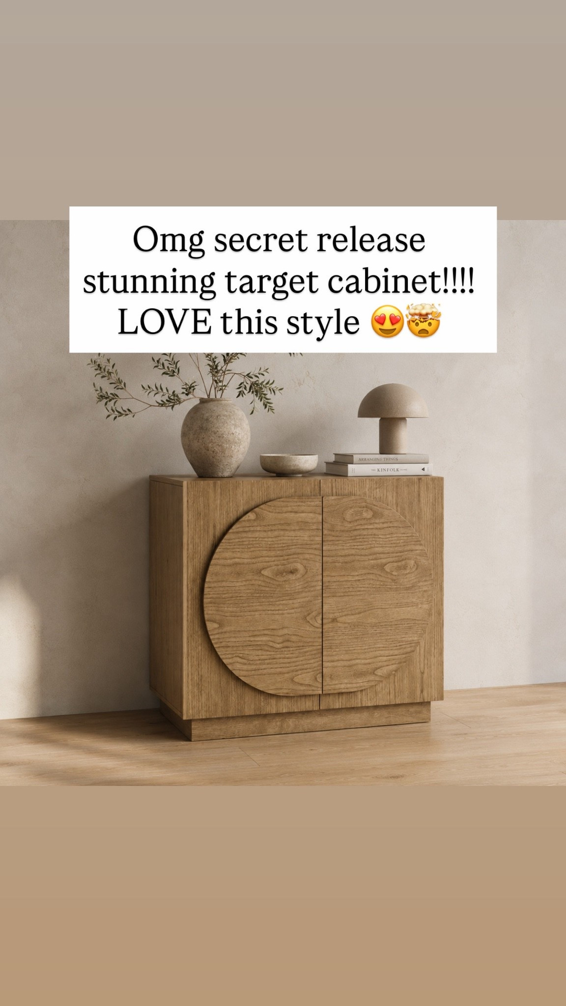 Omg secret release stunning target cabinet!!!!
LOVE this style 9%