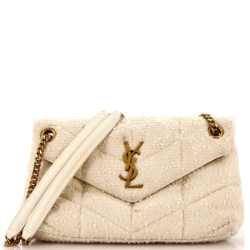 Loulou Puffer Shoulder Bag Quilted Tweed Small | Rebag