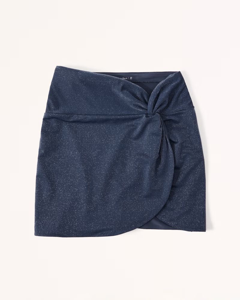 Shimmer Mini Skirt Sarong Coverup | Abercrombie & Fitch (US)