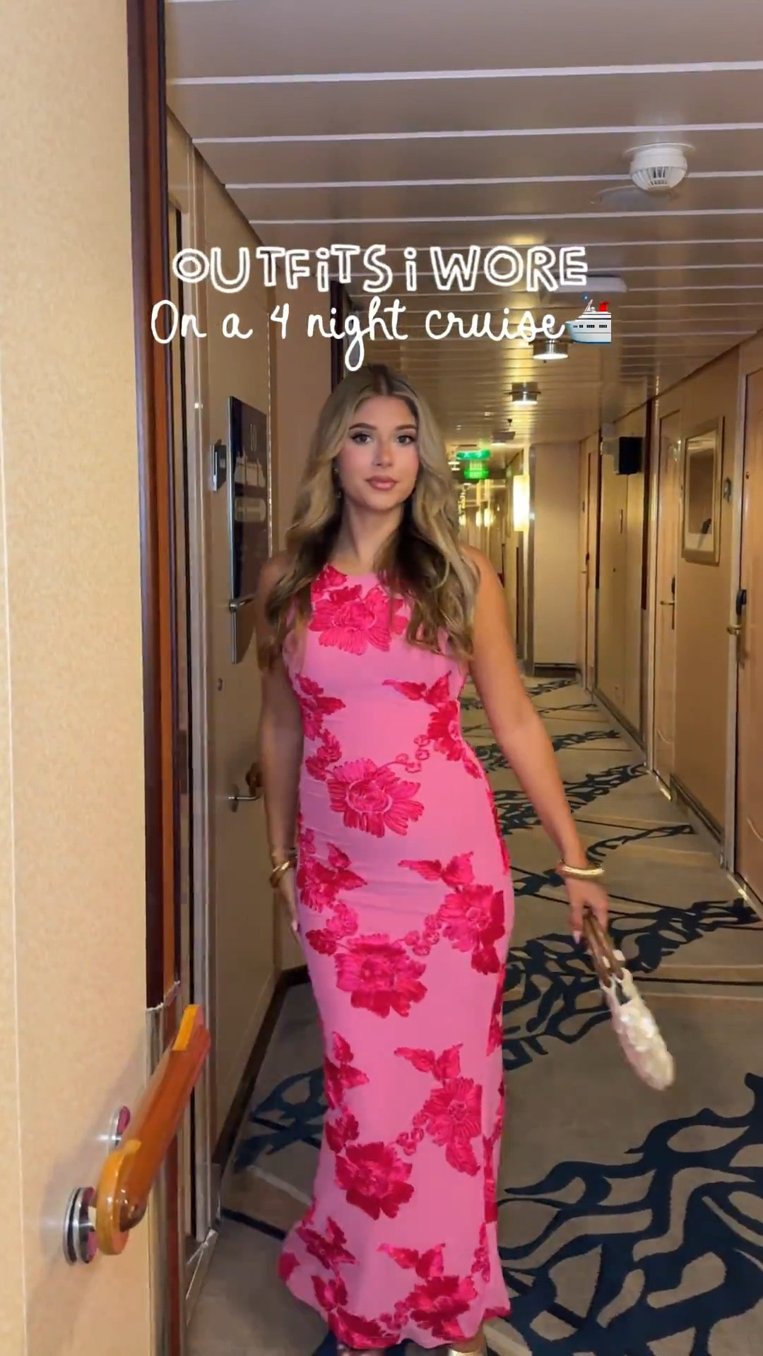 Outfits I wore on my 4 night cruise 🛳️ Vacation Outfits / Zara Floral Dress / Hot Pink Floral Dress / Blue Floral Dress / Red and Pink Floral Swimsuit / Princess Polly Dress / Mother of Pearl Bag / White Fringe Two Piece Set / Silver Flip Flop Heels / Made in India Embellished Handbag / Havaianas Flip Flops 

#LTKItBag #LTKSwim #LTKStyleTip