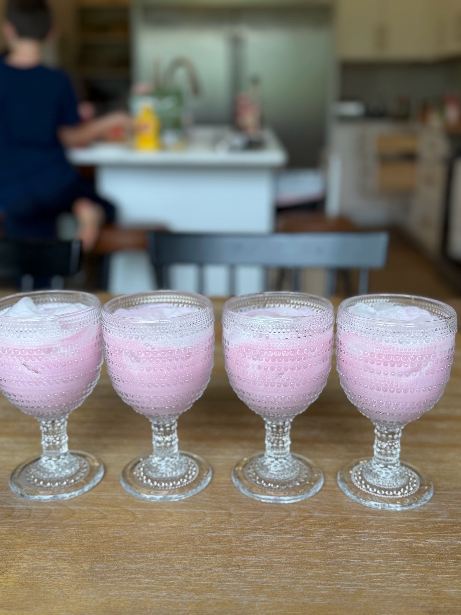 Italian cream sodas are a summer favorite here! 
Dye-free organic strawberry syrup (linked), heavy whipping cream, and a splash of plain sparkling water all poured over ice!

#LTKdayinmylife #LTKmomlife #LTKKids